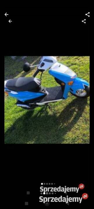 Skuter 4t gy 6 kola 10 ładny zwinny oplacony Tarnowo Podgórne
