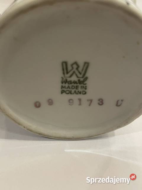 Porcelanowy mlecznik WAWEL Wałbrzych PRL lata Kraków