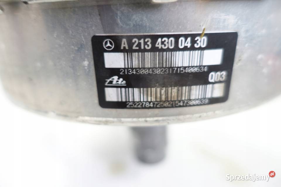 Mercedes W213 C213 SERWO SERVO pompa hamulcowa Rudka