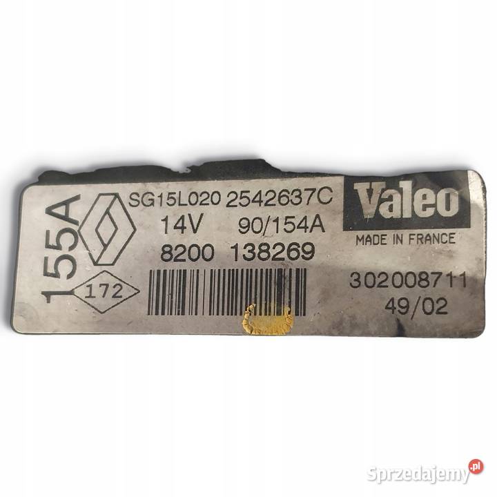 ALTERNATOR Renault Espace IV 22 DCI 8200138269 osobowe