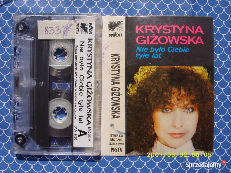 Pop kaseta Krystyna Giżowska Nie btło9 Wifon1989 pop dolnośląskie Wołów