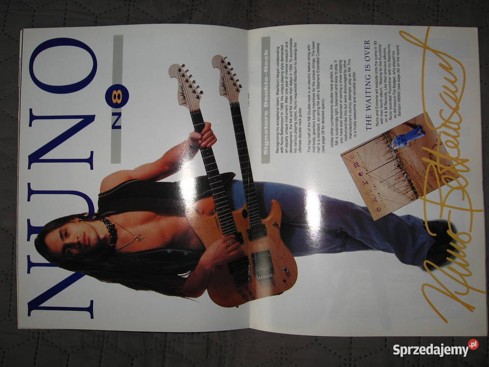 Washburn 1995 katalog gitar Kępice