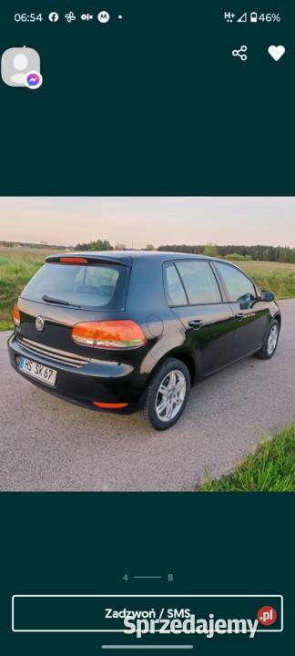 VW Golf VI 14 MPI 75KM Golf Pińczów