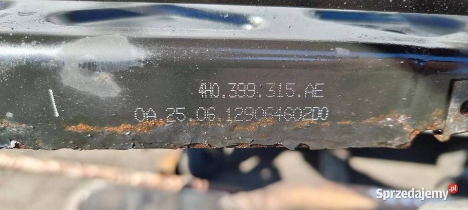 SANKI PRZEDNIE AUDI S8 D4 4H0399315AE Lipno sprzedam