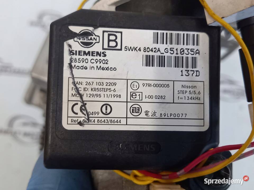 NISSAN MURANO Z50 05r kolumna kierownicza osobowe Kolumny kierownicze Układ kierowniczy