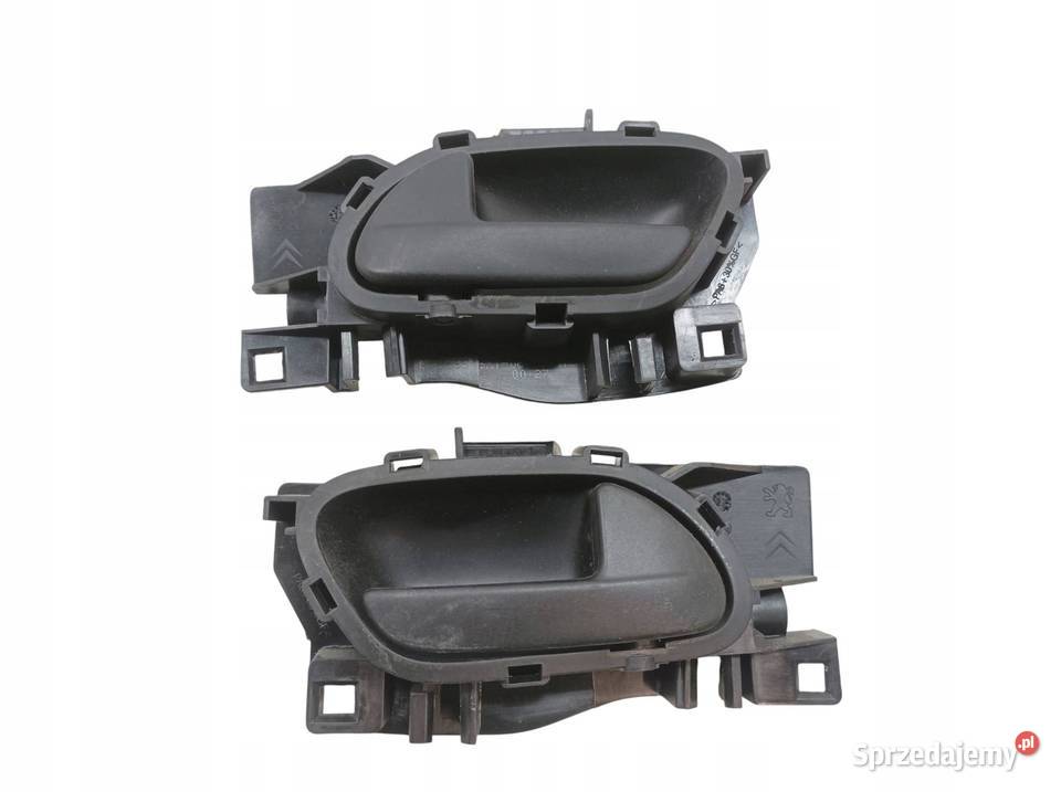 KLAMKA WEWNĘTRZNA LEWA PRAWA KOMPLET Peugeot