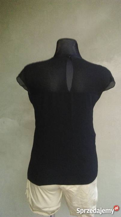 czarna elegancka bluzka Ralph klasyk Rozmiar 34(XS) Zembrzyce