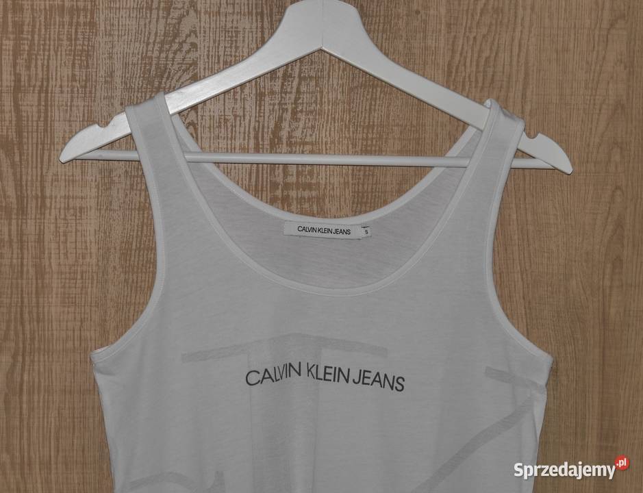 Calvin Klein świetna bluzka 36 S Bez wzoru Wrocław