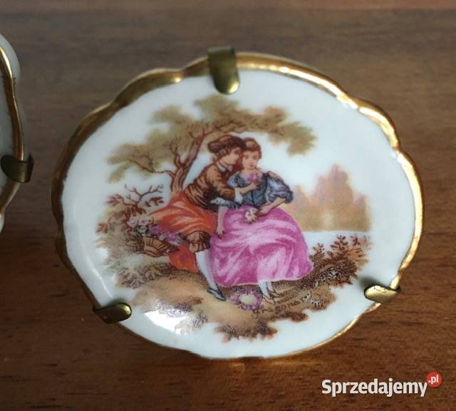 Vintage 3 mini talerzyki Porcelana LIMOGES Nowy Sącz
