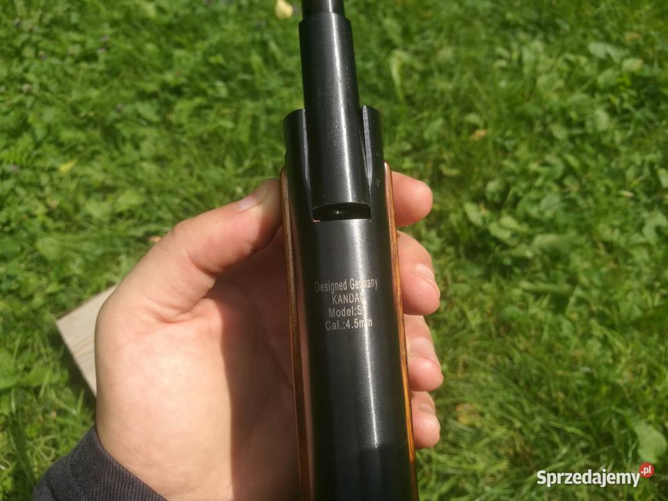 Wiatrówka pistolet Kandar S2 45 osada w szelaku