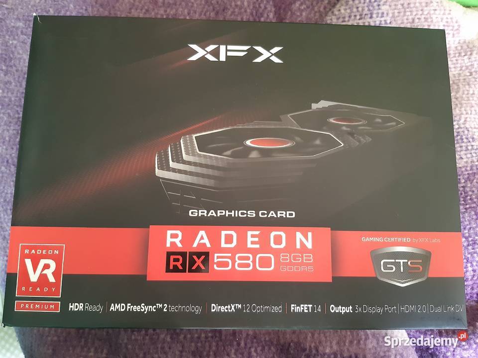 Karta graficzna Radeon rx 580 8 GB DDR5 Kraków