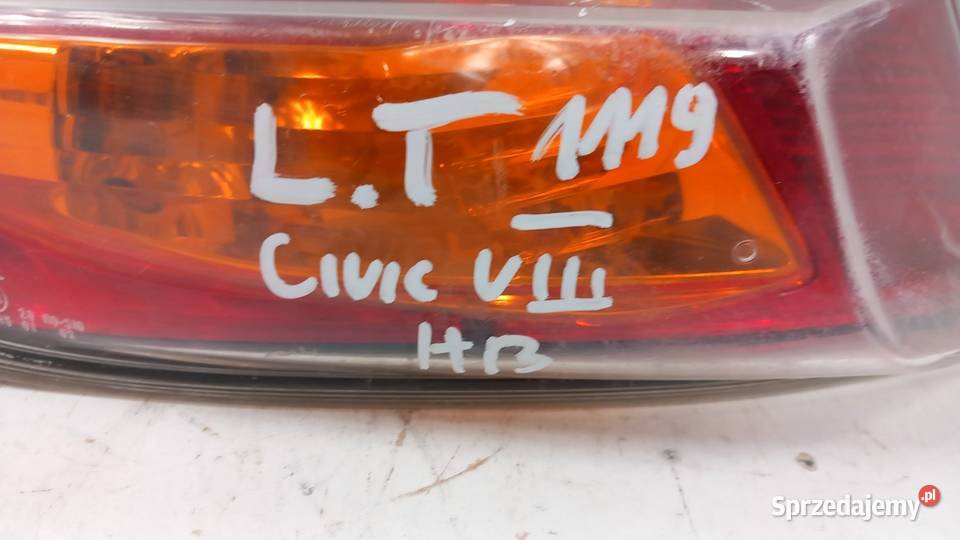HONDA CIVIC TYPES VIII UFO HB LAMPA TYŁ LEWY Zbierkowo