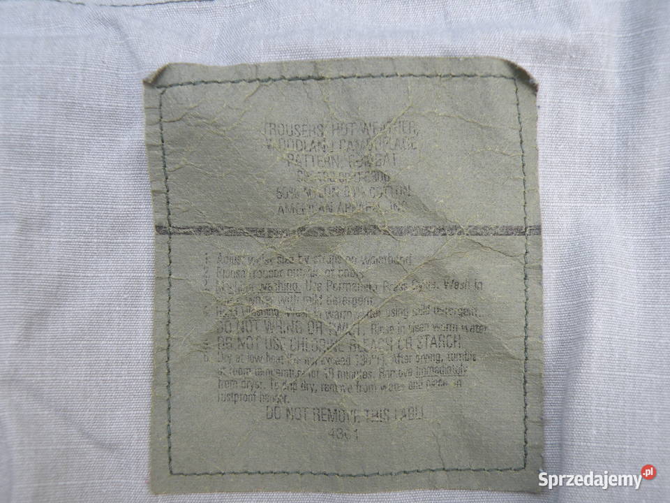 Spodnie BDU woodland medium x long ripstop Wrocław