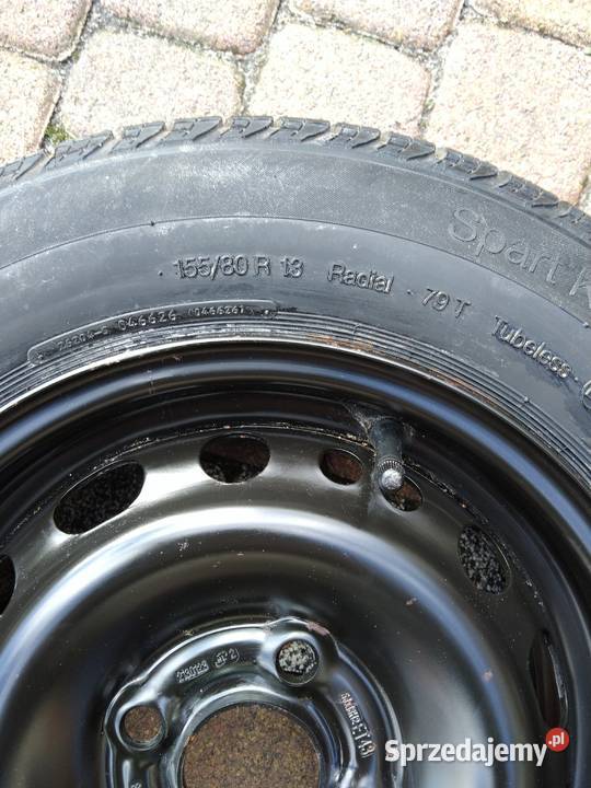 Koło zapas opel corsa c Rok produkcji 2002 Mierzęcice