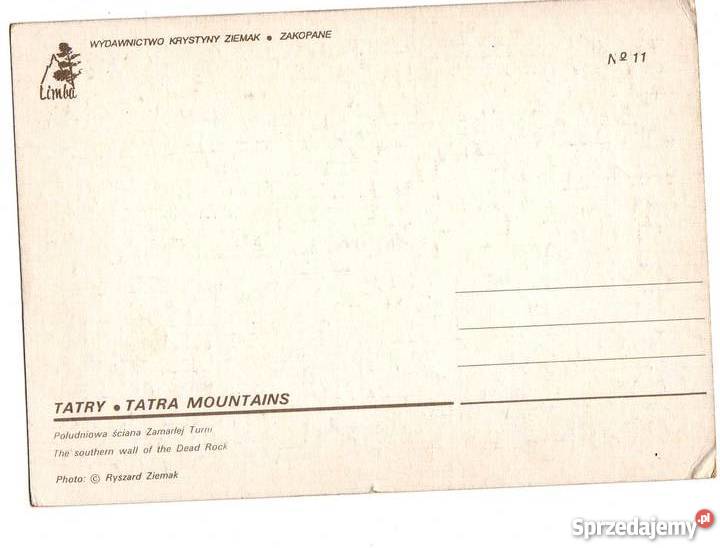 TATRY ZAMARŁA TURNIA POCZTÓWKA