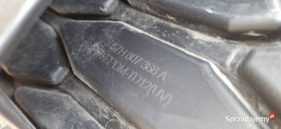 SKODA KODIAQ II RS KRATKA ZDERZAKA ŚRODKOWA Bieleń