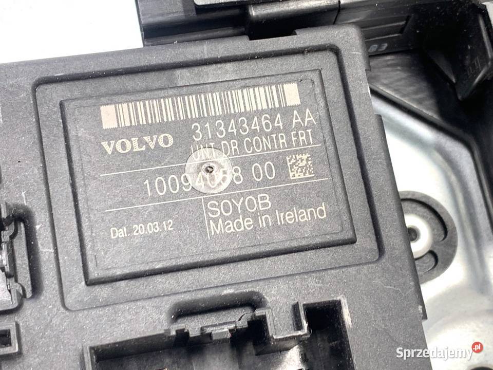 PODNOŚNIK SZYBY LEWY PRZÓD VOLVO S80 II 31343464 Mechanizmy opuszczania szyb sprzedam