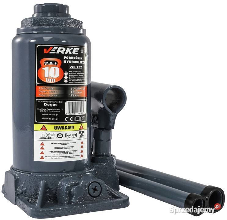 PODNOŚNIK SŁUPKOWY HYDRAULICZNY ŻABA LEWAREK 10T