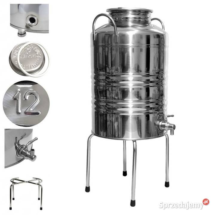 Antałek Dyspenser stal nierdzewna inox Beczka