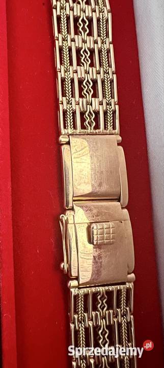 Bransoleta 14k czerwonego i różowego złota Akcesoria do zegarków Rybnik