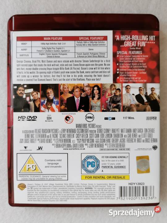 Oceans Thirteen Oceans 13 HDDVD En 2007 George Ozorków