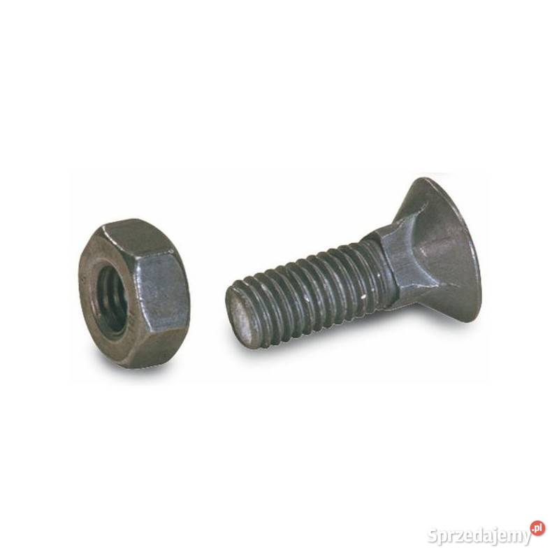 Śruba płaska 10x30 z blokadą nakrętka rc0760A Kamionna