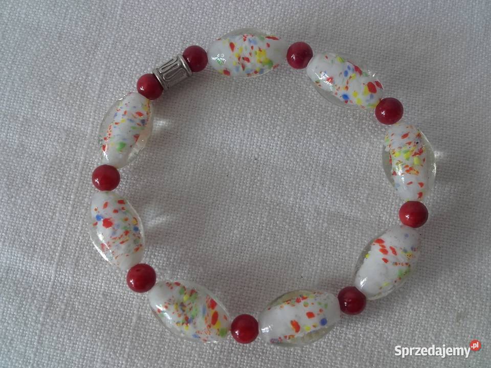 Bransoletka szkło weneckie Pozostałe mazowieckie Warszawa