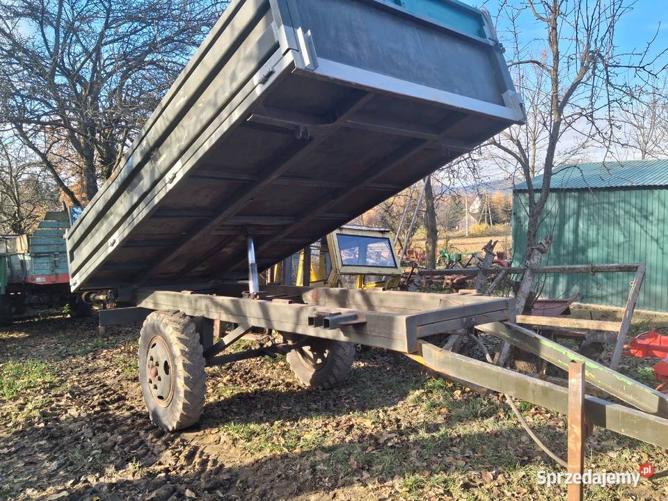 Przyczepa wywrotka 1osiowa Przyczepy rolnicze Jasło