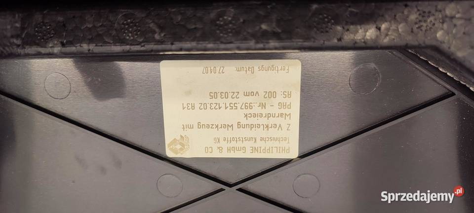 PORSCHE CAYMAN S 987 PÓŁKA ZESTAW NARZĘDZI sprzedam