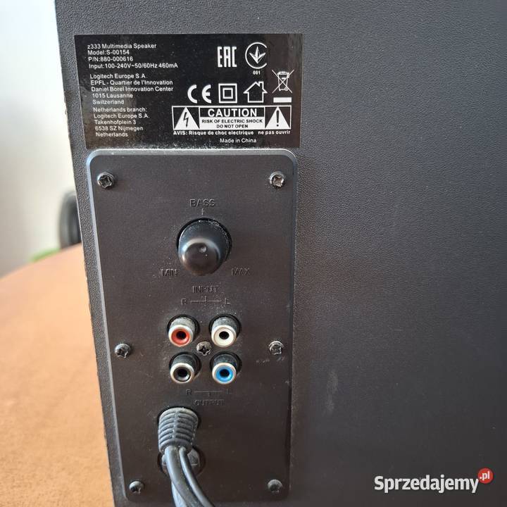 Logitech Subwoofer pięknie mocny bas Kluczbork