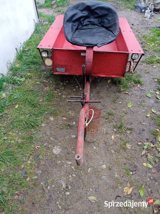 Przyczepka do MF 70 traktorka 1 osiowego Limanowa
