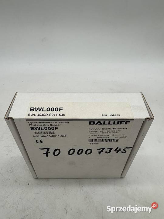 Balluff BWL000F BWL 4040DR011S49 Czujnik mazowieckie Warszawa