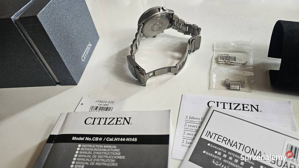 Zegarek Citizen EcoDrive JY802052E tytanowy Szprotawa