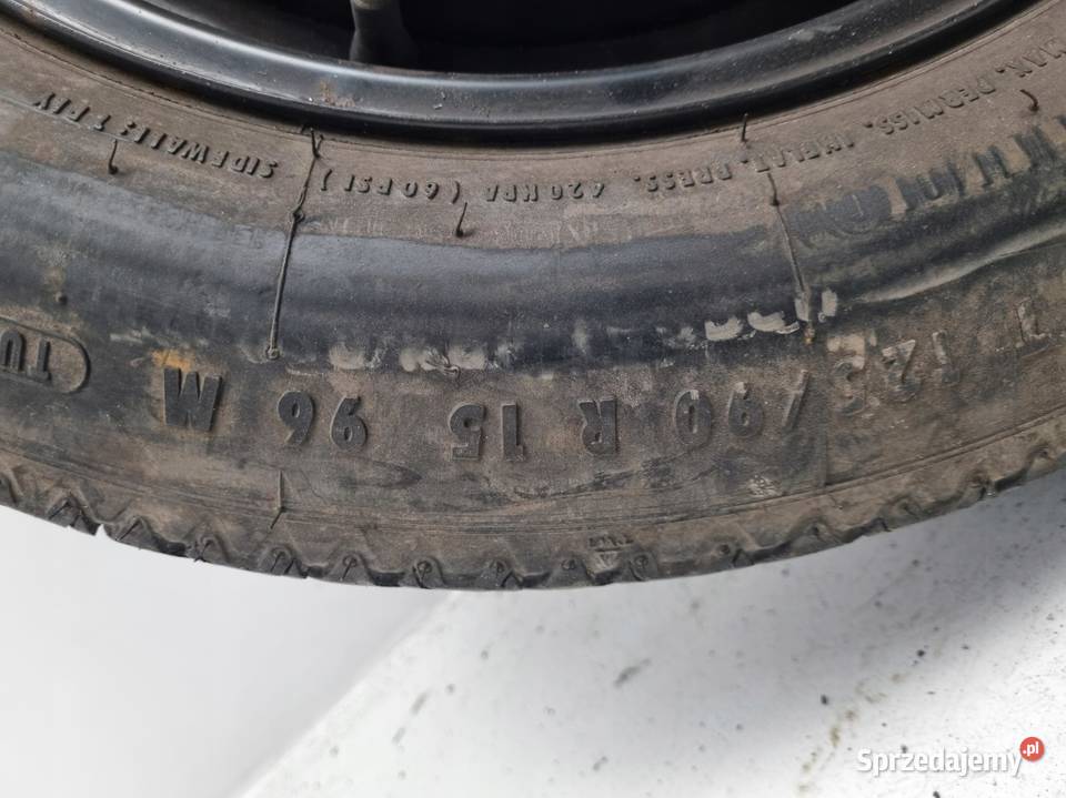 KOŁO ZAPASOWE DOJAZDOWE BMW E46 12590 R15 5x120 Rudka