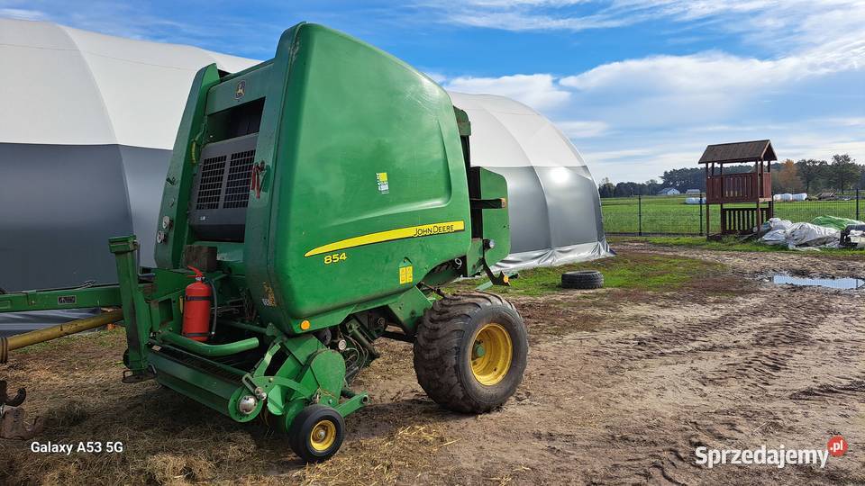 Prasa John deere 854 nieuszkodzony Barłogi