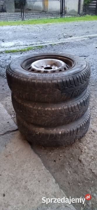 3 koła fiat panda z oponami opony zimowe 15580 Opony i felgi Krosno