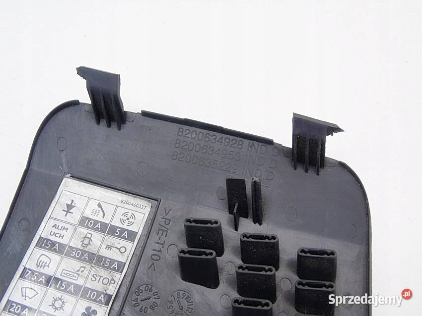 OSŁONA ZAŚLEPKA BEZPIECZNIKÓW RENAULT MODUS 2007 śląskie
