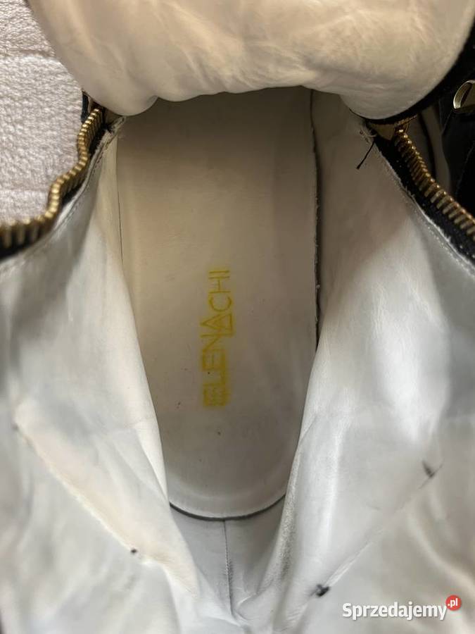 Eleną Lachi skórzane sneakersy damskie ukryty śląskie Jastrzębie-Zdrój sprzedam