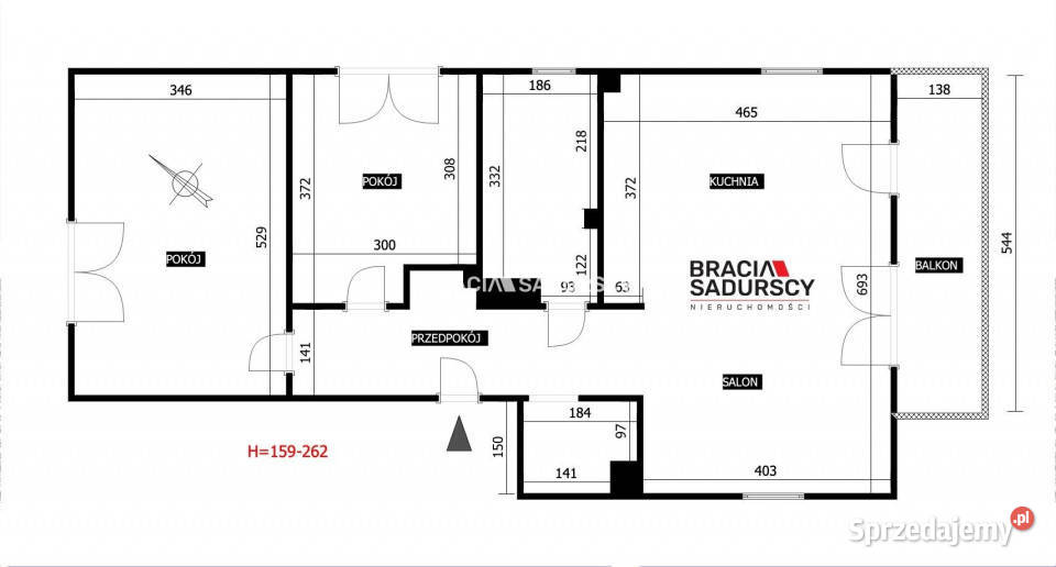 Mieszkanie do wynajęcia Kraków 70m2 Rok budowy 2021 Wynajem