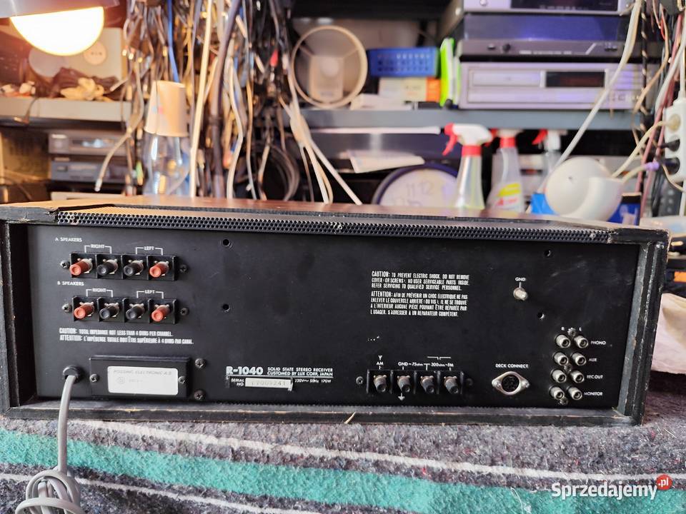 amplituner Luxman R1040 uszkodzony
