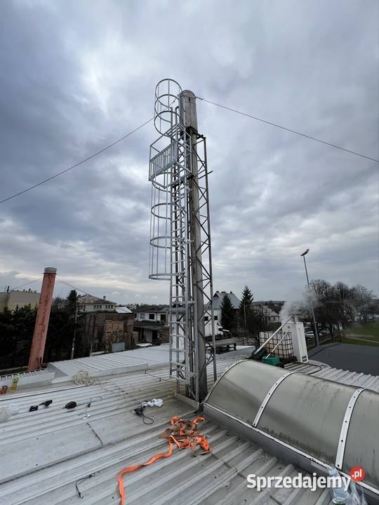 Drabina ewakuacyjna drabina na dach drabina