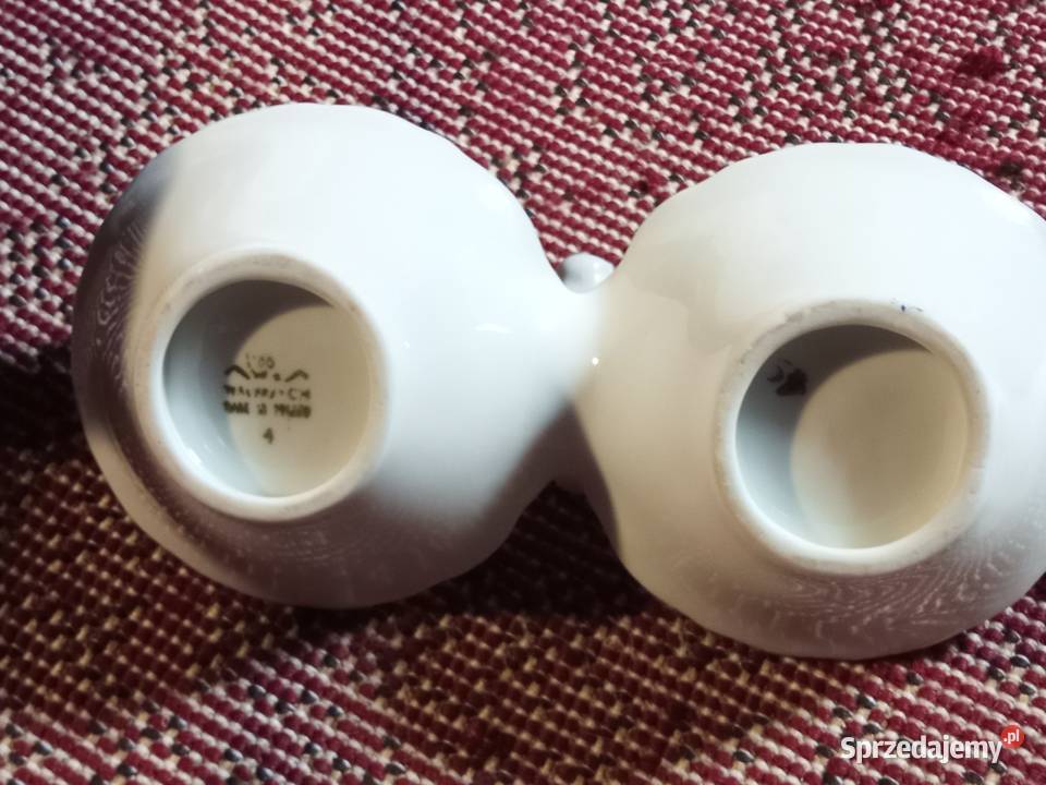 Porcelana sól pieprz z okresu PRLu Porcelana Świdnica