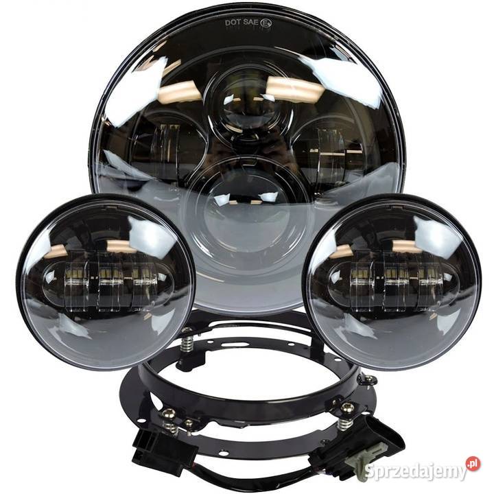 Reflektor lampa LED 7 light bary 45 zestaw Części i akcesoria motocyklowe mazowieckie Warszawa sprzedam