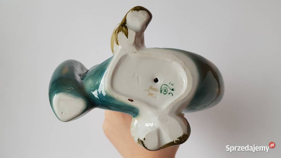 Sygnowana porcelanowa figurka Rybak Połonne Dąbrowa Górnicza