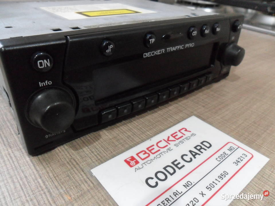 BECKER TRAFFIC PRO BE4730IDEALNYKULTOWY MODEL Radioodtwarzacze Świdnica