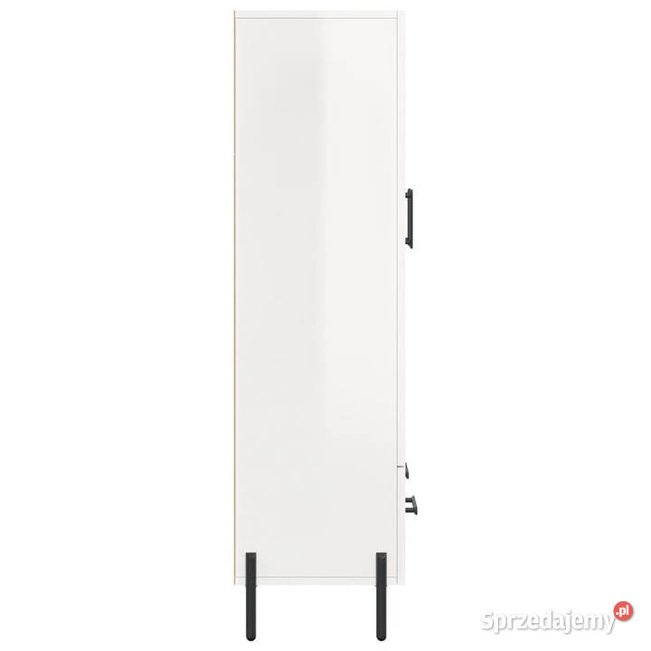 Wysoka szafka biała z połyskiem 695x31x115 Pozostałe Warszawa