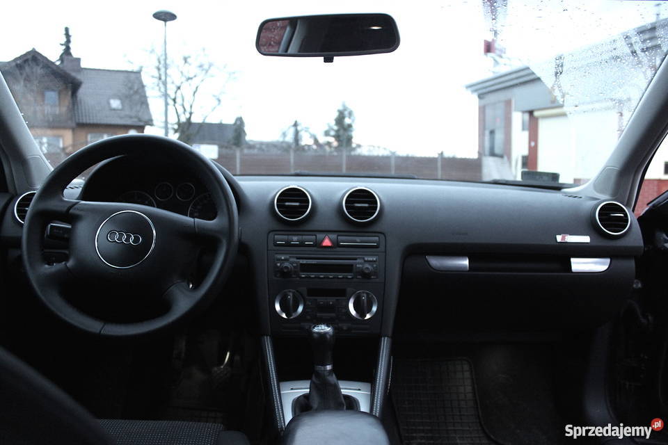 Audi A3 8P czarna S3 Sline Alu immobilizer Leszno