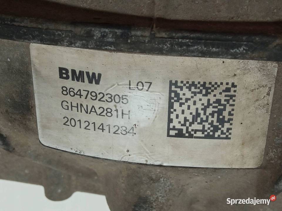 DYFERENCJAŁ MOST TYŁ 20 D 190 281 8647923 Bmw osobowe