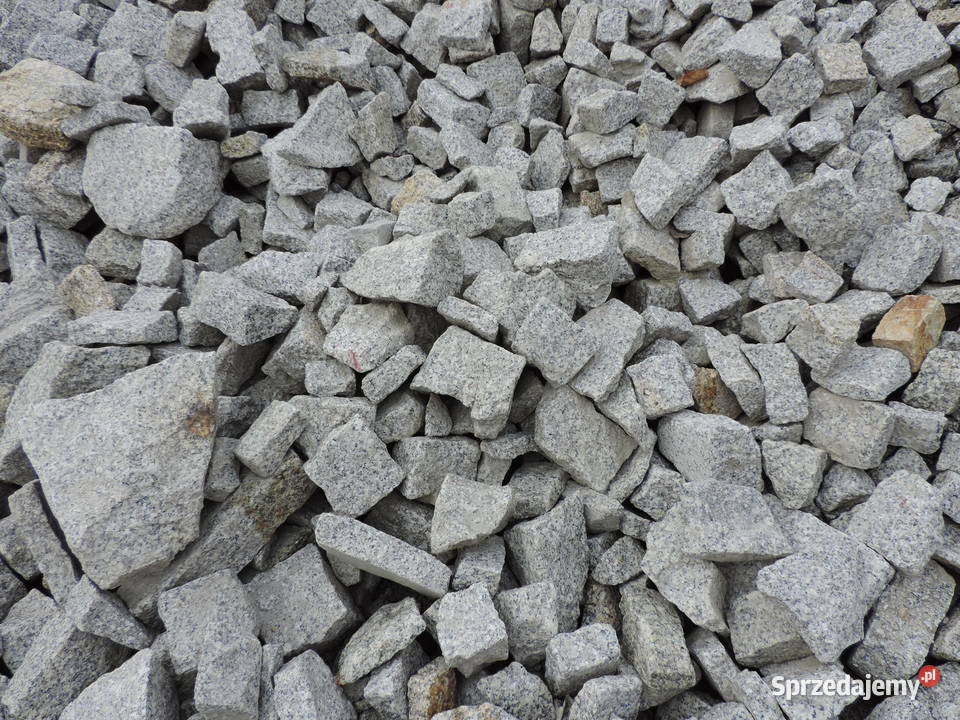 Kamień do gabionów granit szary łupek granitowy