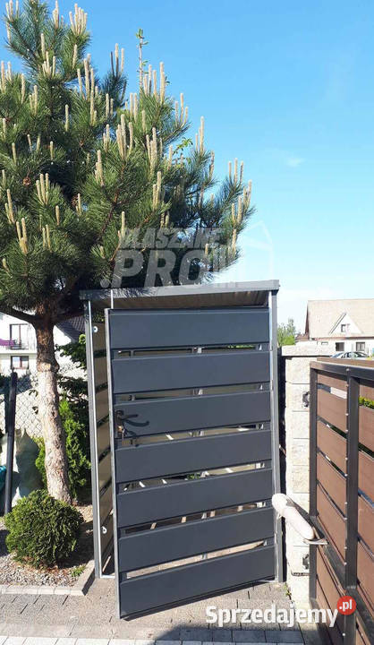 Wiata śmietnikowa spad tył 1x15m antracyt Rybnik sprzedam